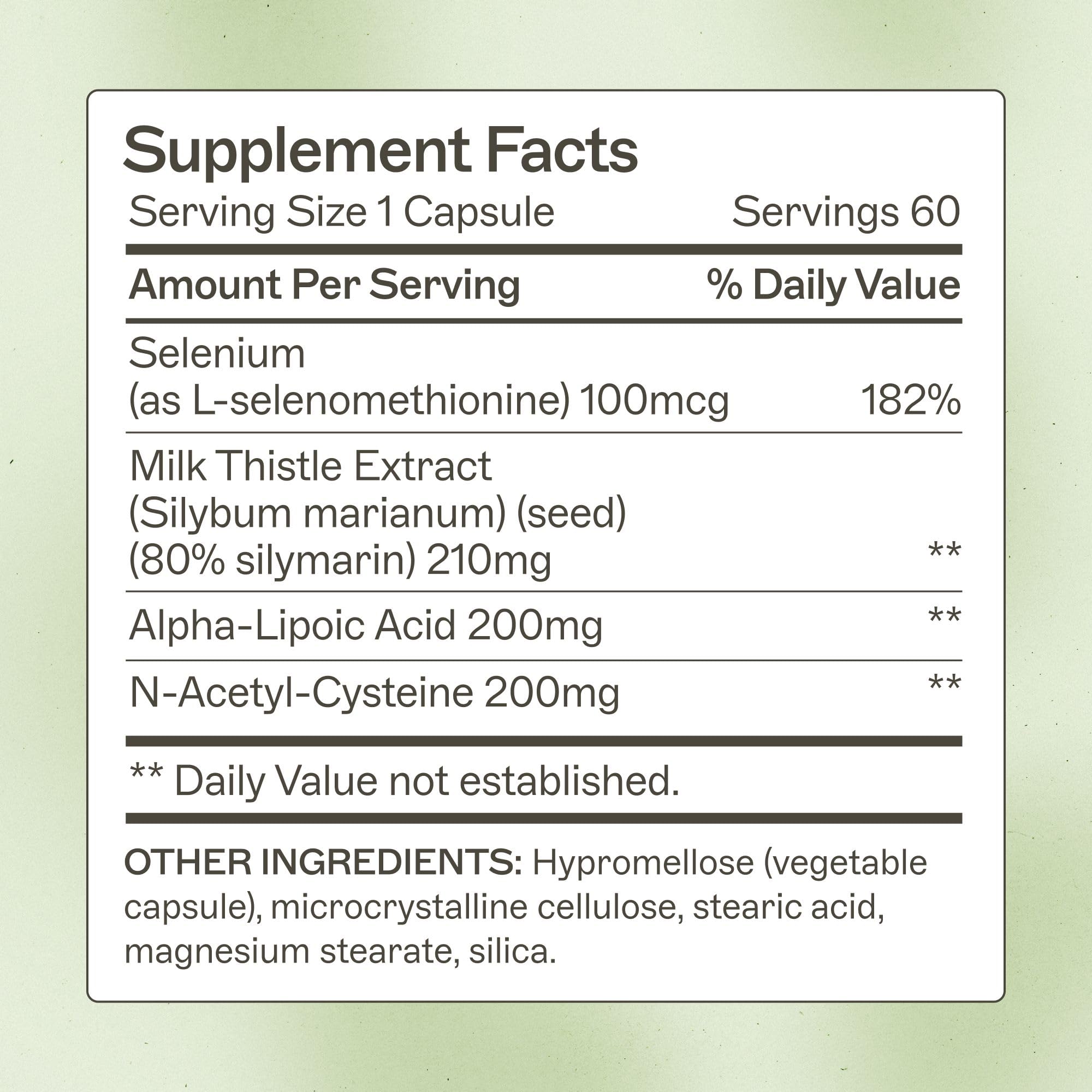 Close-up of liver support capsules