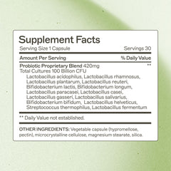 Gluten-free non-dairy physician formulated probiotic