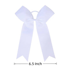 Perfect for cheer squads, softball teams, and sports events in white.