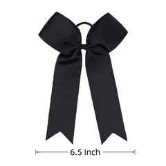Amybasic close-up shows 2-inch grosgrain ribbon detail and fullness