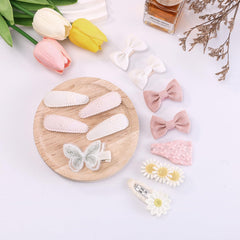 Amybasic waterdrop barrettes sparkle with comfortable edge protection.