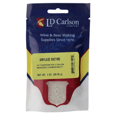 Amylase Enzyme 1 Oz packaging and label