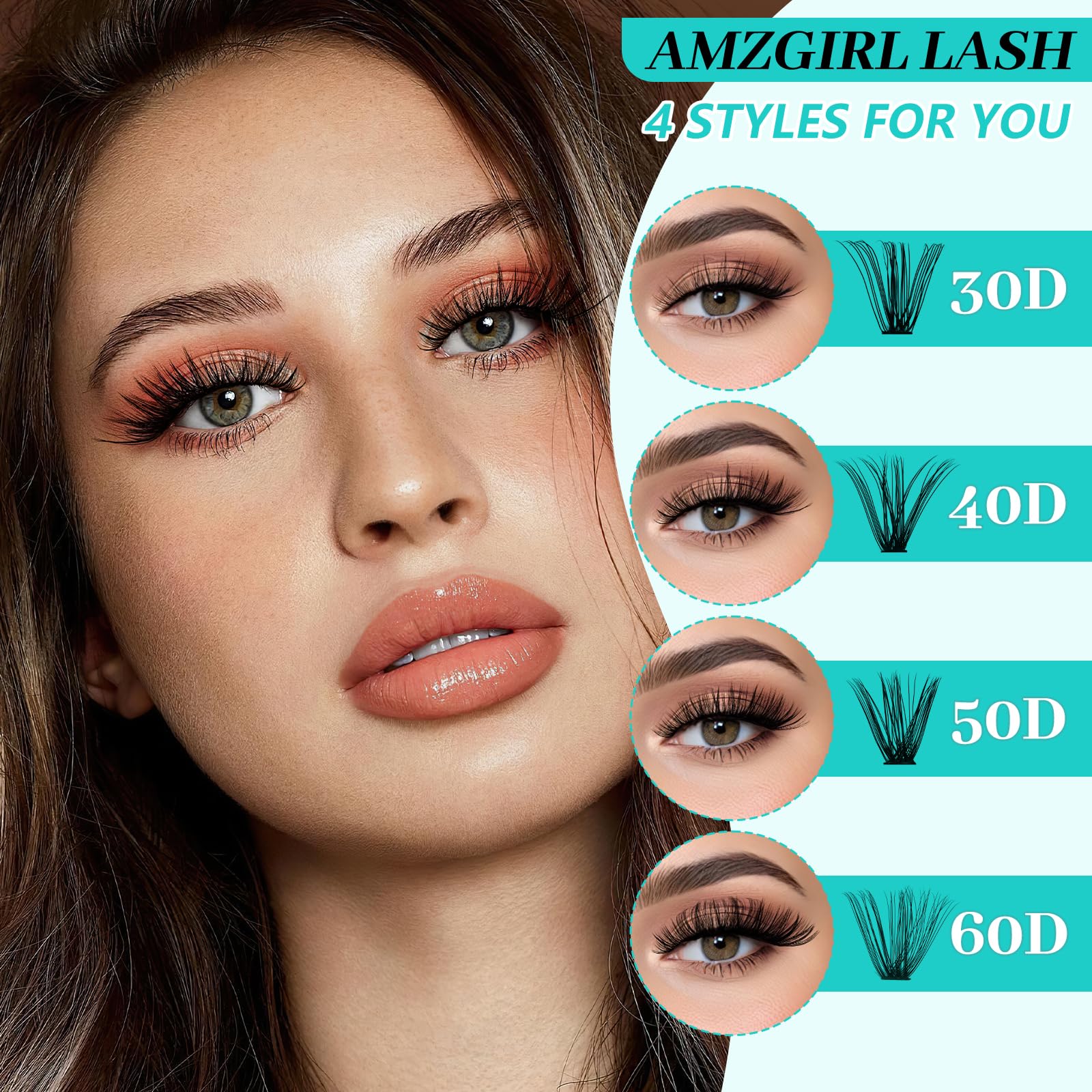 AMZGIRL LASH suitable for daily, wedding, and party occasions