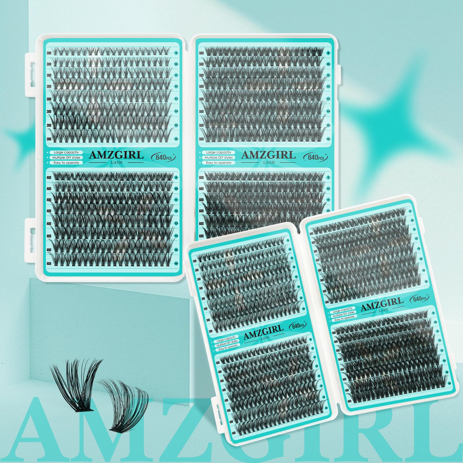 AMZGIRL LASH high-quality cluster lashes with reliable service