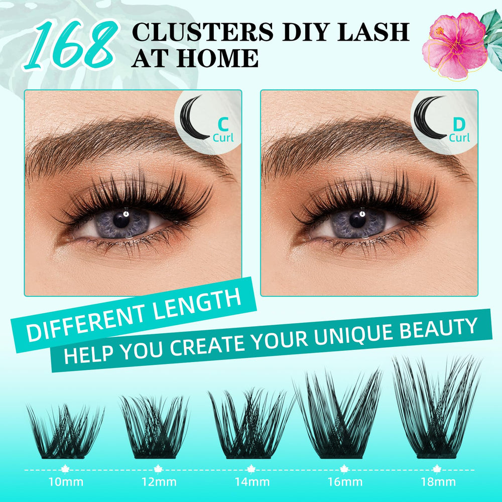 AMZGIRL LASH Single-Length Tray lets you choose 10–18 mm for personalized looks.