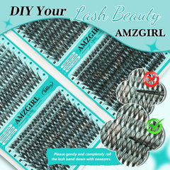 AMZGIRL LASH soft, lightweight fibers for all-day wear