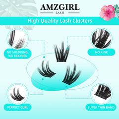 AMZGIRL LASH spiky anime style clusters add edgy texture.