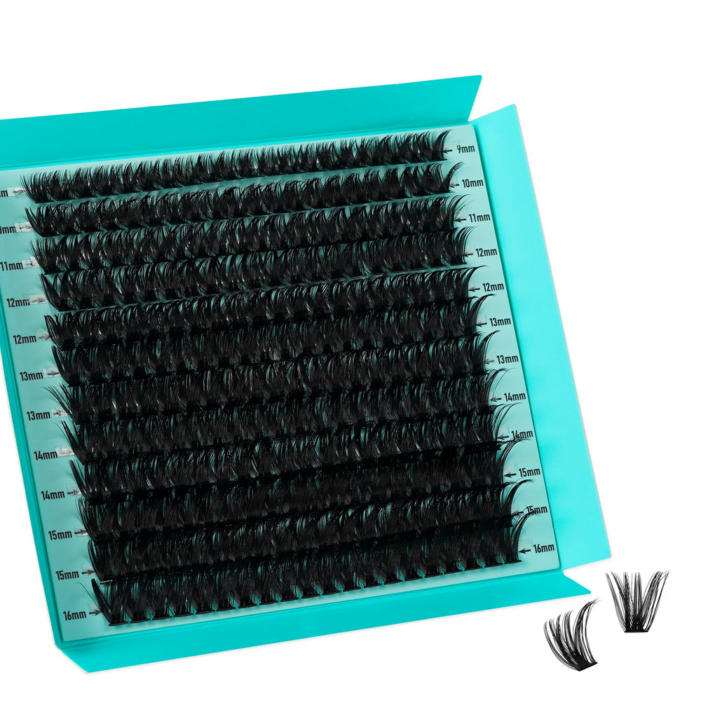 AMZGIRL LASH 240-piece cluster tray for at-home DIY lash extensions.