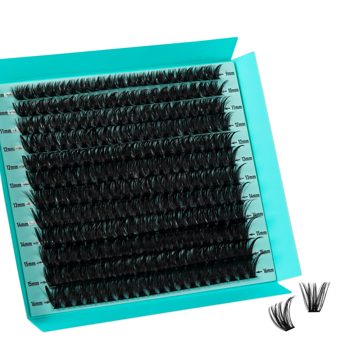 AMZGIRL LASH 240-piece cluster tray for at-home DIY lash extensions.