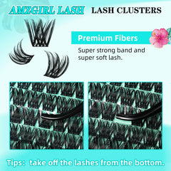 AMZGIRL LASH Ultra-Thin Band provides a soft, seamless lash line for daily wear.