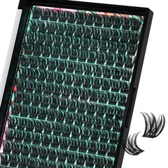 AMZGIRL LASH Wet Look 168pcs Geranium clusters offer dramatic volume with lightweight comfort.