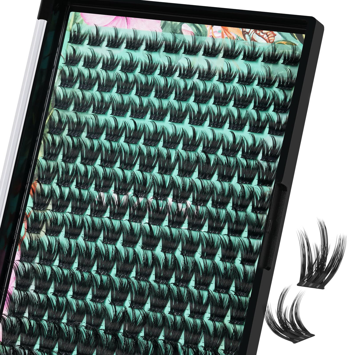 AMZGIRL LASH clusters wet look 168pcs for fuller, dramatic eyes.