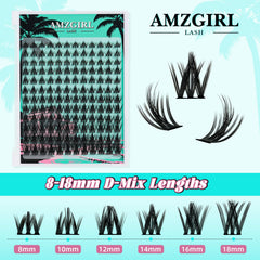 AMZGIRL LASH thin-band lashes offer lightweight comfort all day