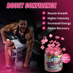 Nutrition label for AMZXO Creatine Gummies