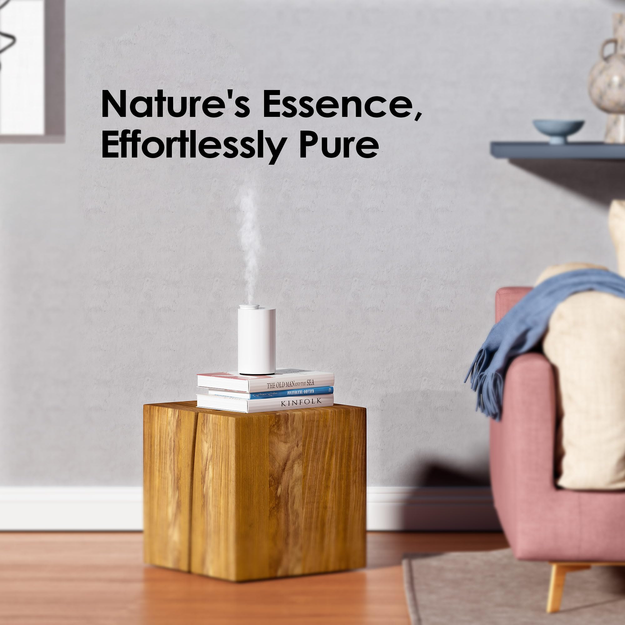 AN6 Green Lily diffuser in home office setting