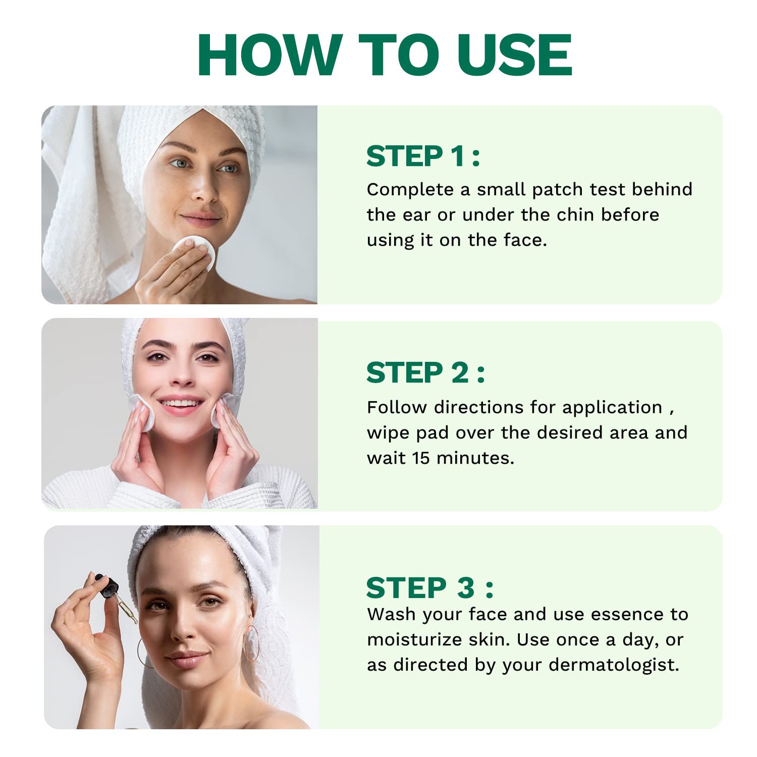 ANAI RUI 2% Salicylic Acid Pads with Vitamin B5 and E for hydration and protection.
