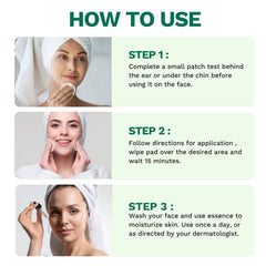 ANAI RUI 2% Salicylic Acid Pads with Vitamin B5 and E for hydration and protection.