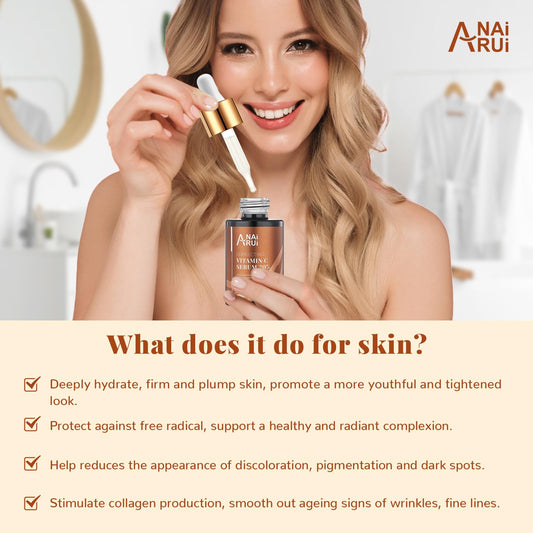 ANAI RUI Serum ingredients list highlights hyaluronic acid for hydration