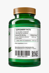 Label showing Petiveria alliacea and Anamu supplement