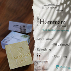 Anatolia Soap simple botanical formula with minimal plant-based components.