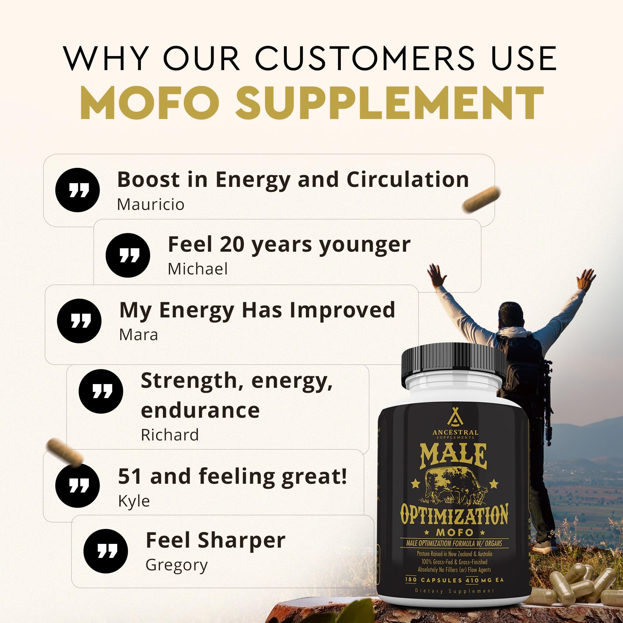 Ancestral Mofo packaging and label on a clean background
