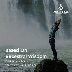 Ancestral Supplements 180 capsules pack on shelf for convenient use.