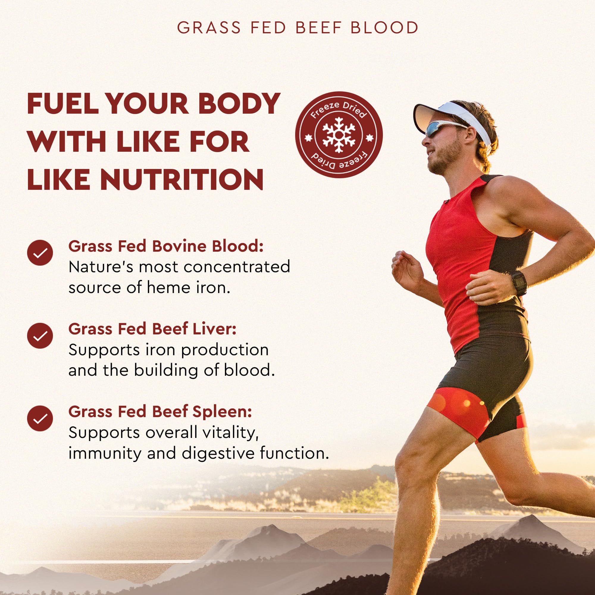 Ancestral Supplements grass-fed beef source image illustrating clean sourcing and nutrition.