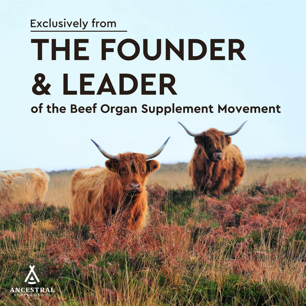 Green pasture image for Ancestral Supplements grass-fed sourcing and sustainability