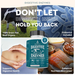 Ancestral Supplements Probiotics Bacillus subtilis capsules support gut health.