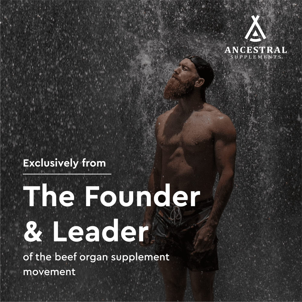 Ancestral Supplements prebiotics and probiotics capsules support gut health and digestion.
