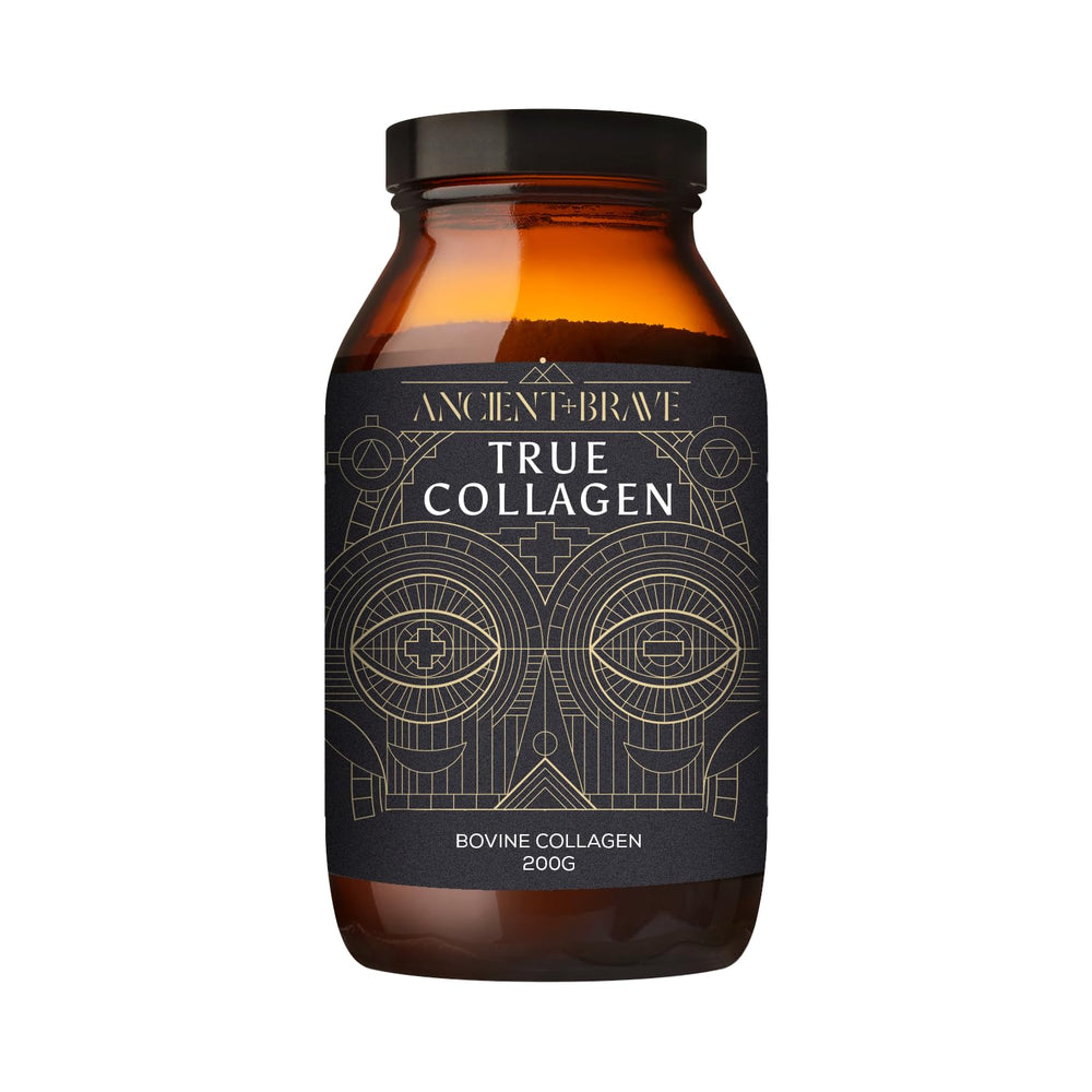 Ancient + Brave True Collagen jar label 7.05oz
