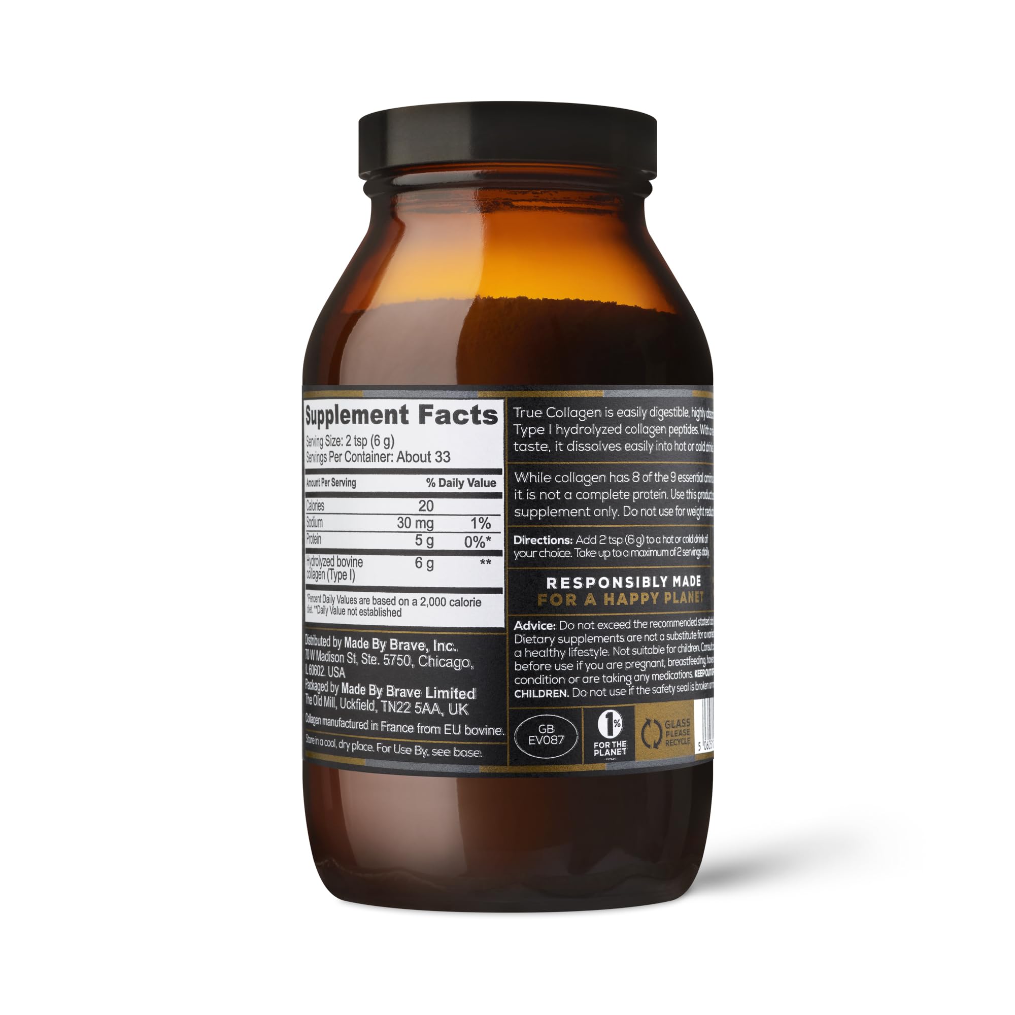 Daily ritual scene with Ancient and Brave collagen in a simple wellness routine.
