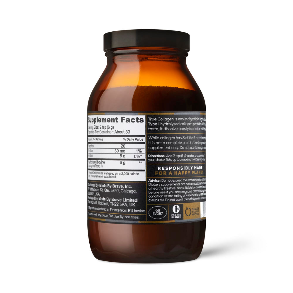 Daily ritual scene with Ancient and Brave collagen in a simple wellness routine.