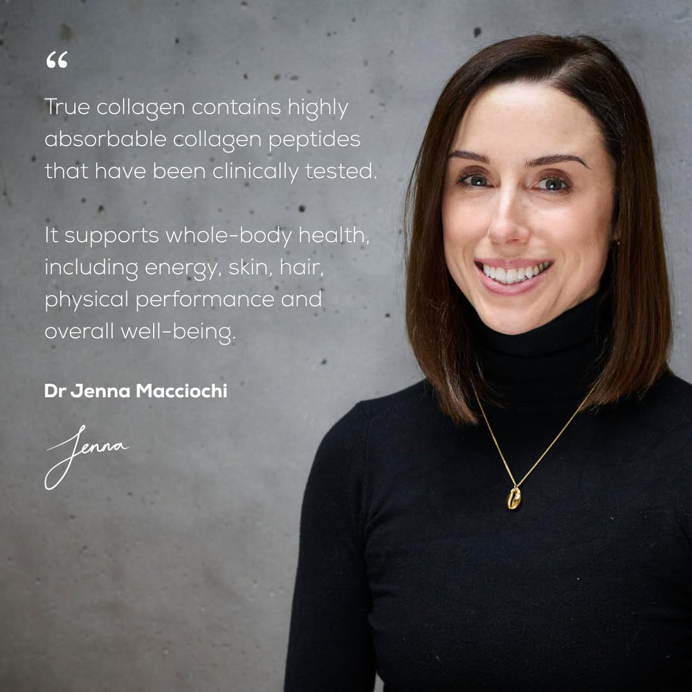 Ancient and Brave collagen poured over yogurt for added nutrition and neutral taste.