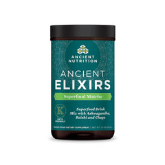 Ancient Elixirs Matcha Ashwagandha 20 servings tub front