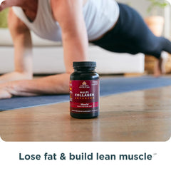 Ancient Nutrition capsules closeup shows premium texture and quality ingredients.