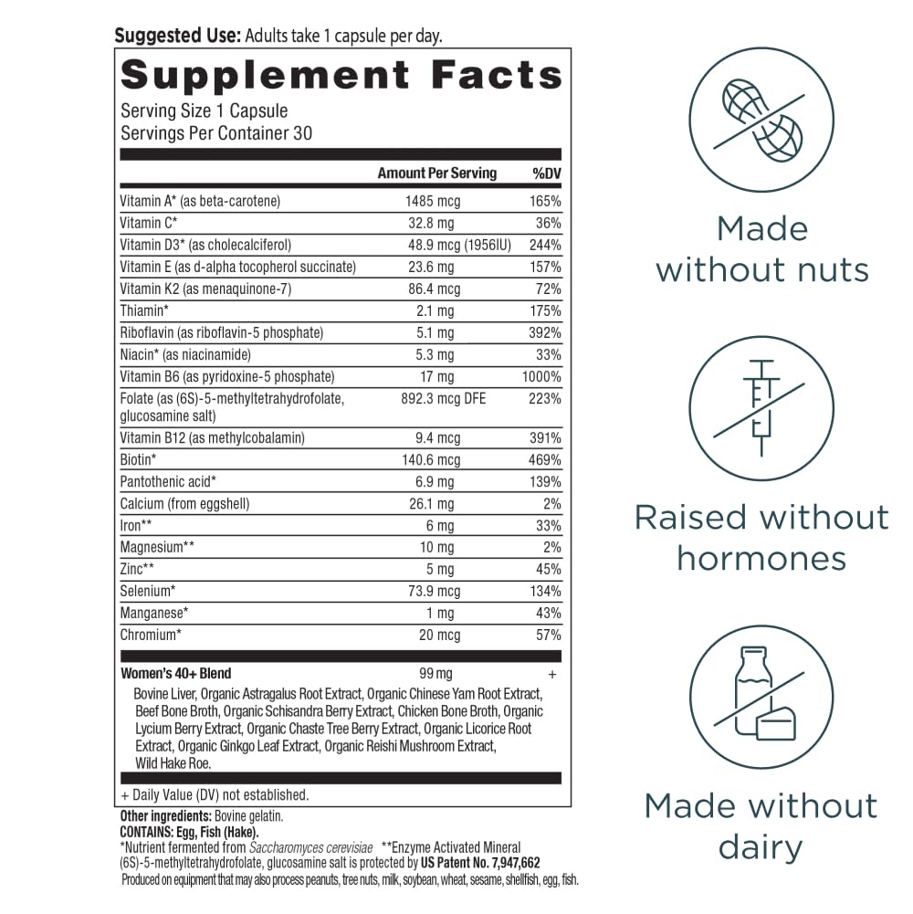 Traditional Chinese Medicine blend shown in multivitamin