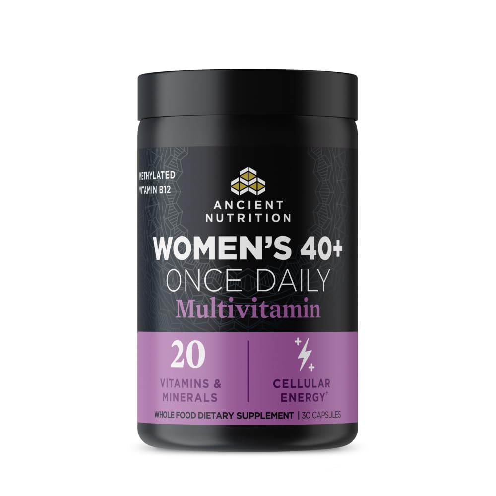 Ancient Nutrition Ancient Multi Women 40+ bottle and label