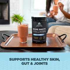 Ancient Nutrition Bone Broth Collagen Coffee Mix ready to blend