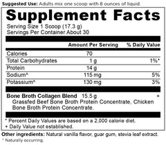 Ancient Nutrition Bone Broth Collagen Vanilla Shake ready to mix