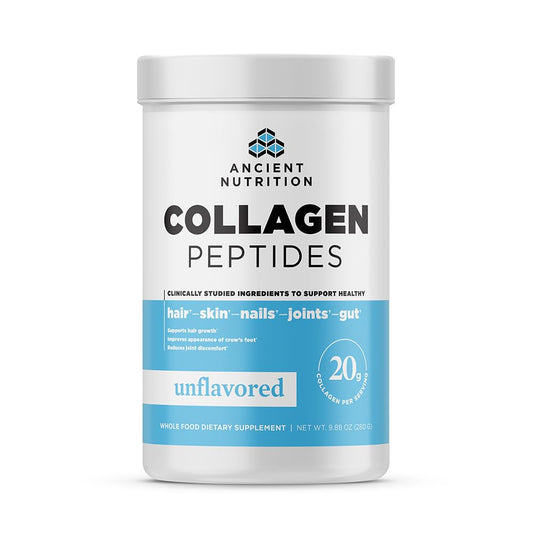 Ancient Nutrition Collagen Peptides Unflavored 9.88 oz bottle