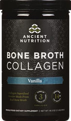 Vanilla Bone Broth Collagen Powder packaging and label