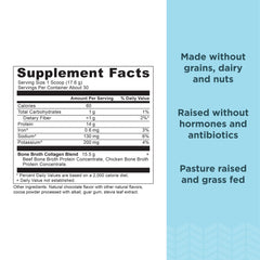 Ancient Nutrition Hydrolyzed Collagen Peptides Chocolate—highly absorbable powder blends smoothly.