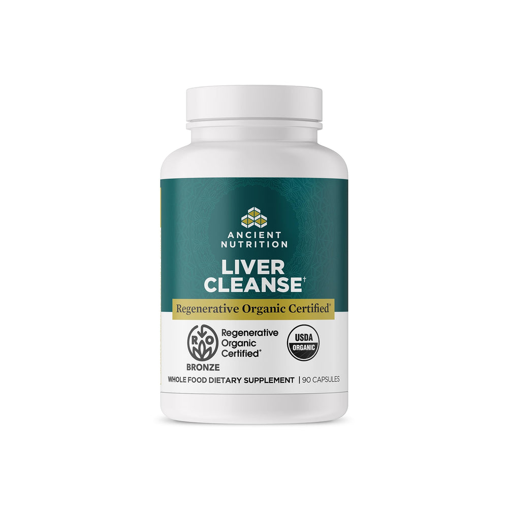 Ancient Nutrition Liver Cleanse bottle with Milk Thistle