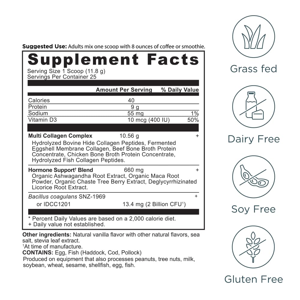 Ancient Nutrition collagen peptides from multiple real-food sources.