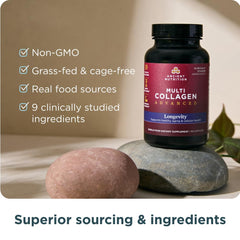 Nutrition facts panel for Ancient Nutrition Multi Collagen