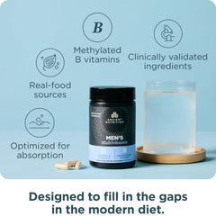 Ancient Nutrition Multivitamin for Men serving sample suggesting daily routine