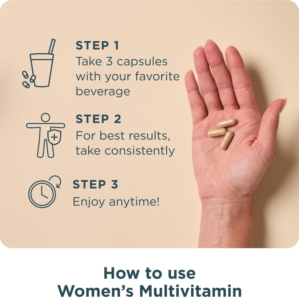 Ancient Nutrition multivitamin women on-the-go packaging for daily wellness