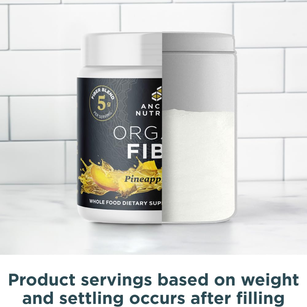 Pineapple Mango flavor powder with glass of smoothie