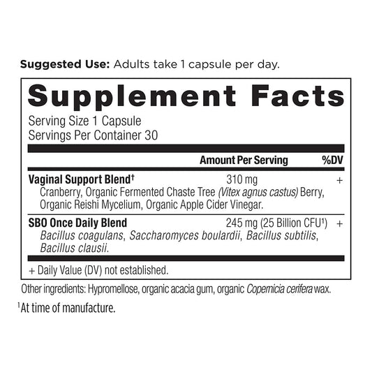 Product bottle side view with label